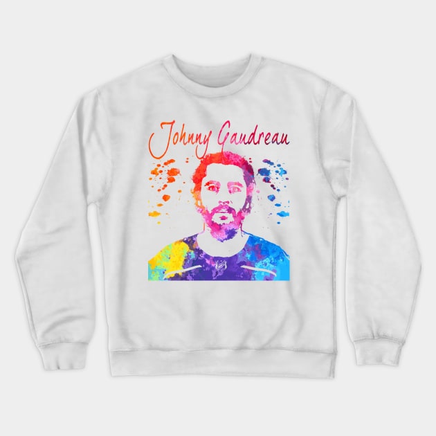 Johnny Gaudreau Crewneck Sweatshirt by Moreno Art